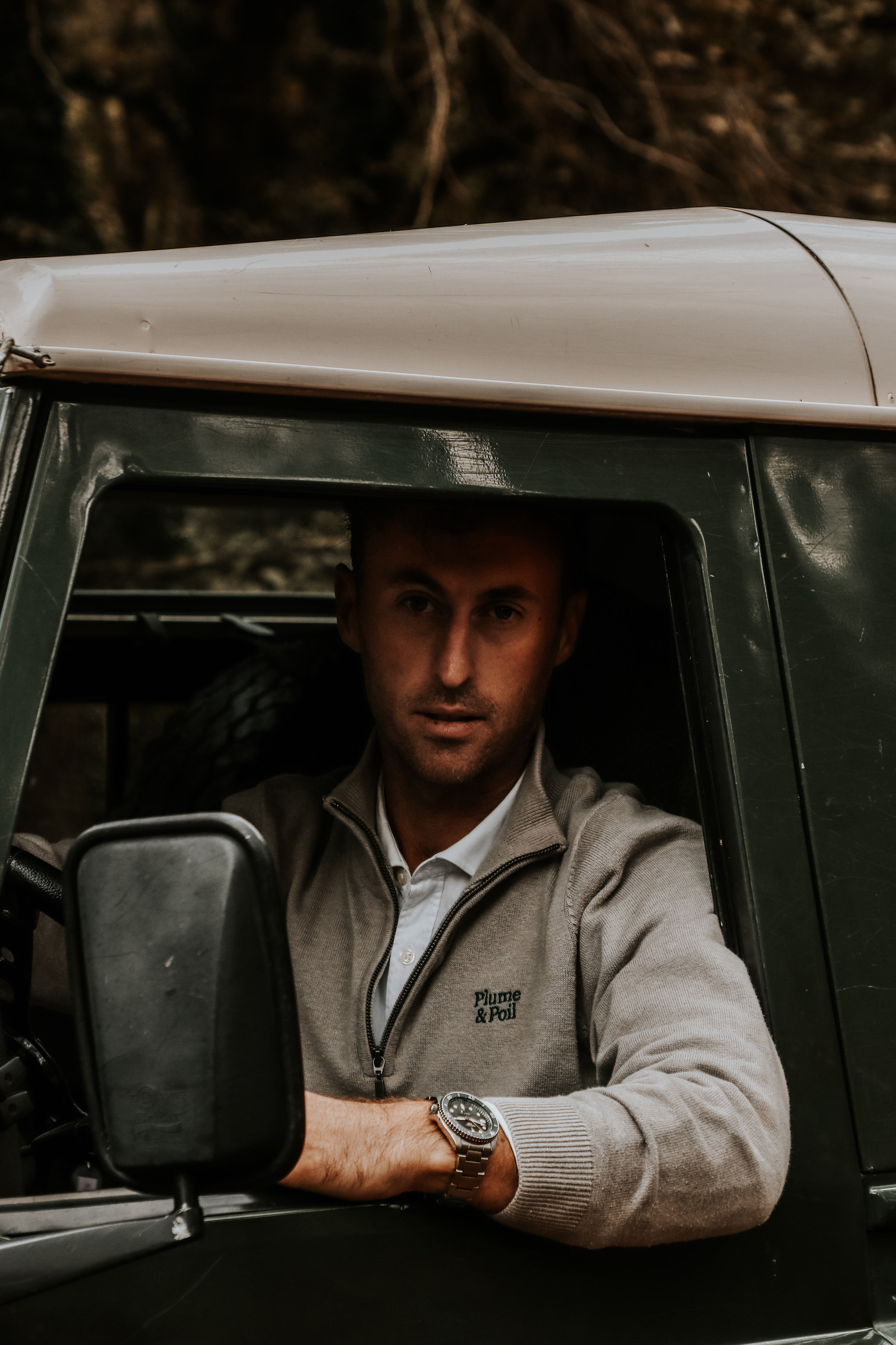 Pull Camionneur - Gris