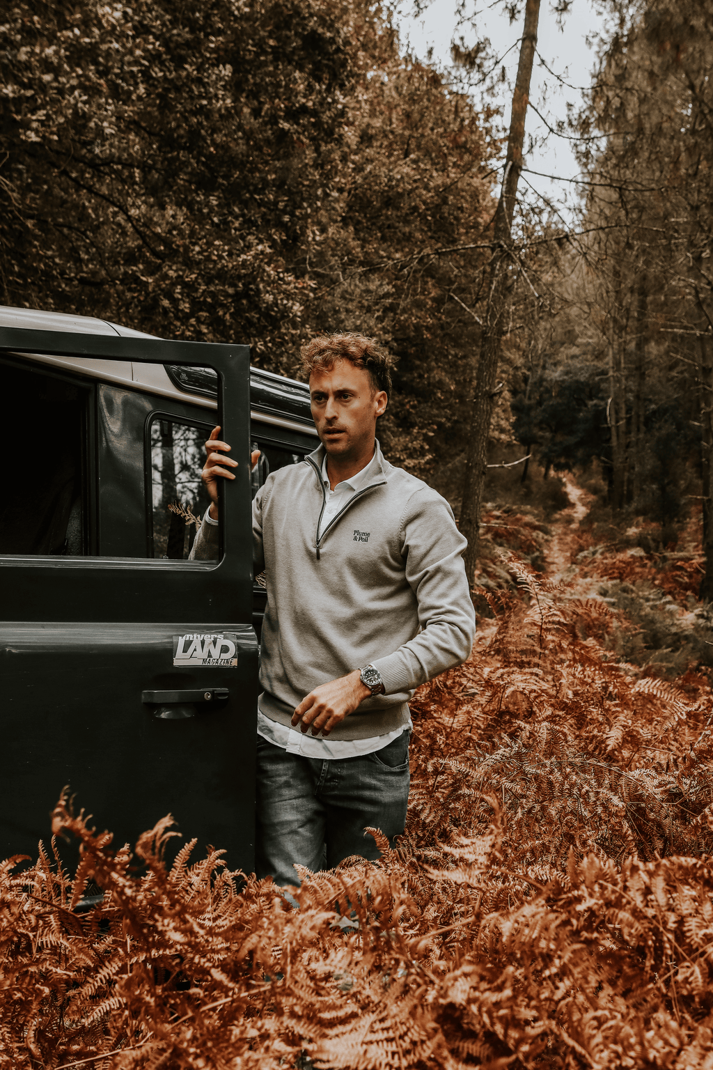 Pull Camionneur - Gris