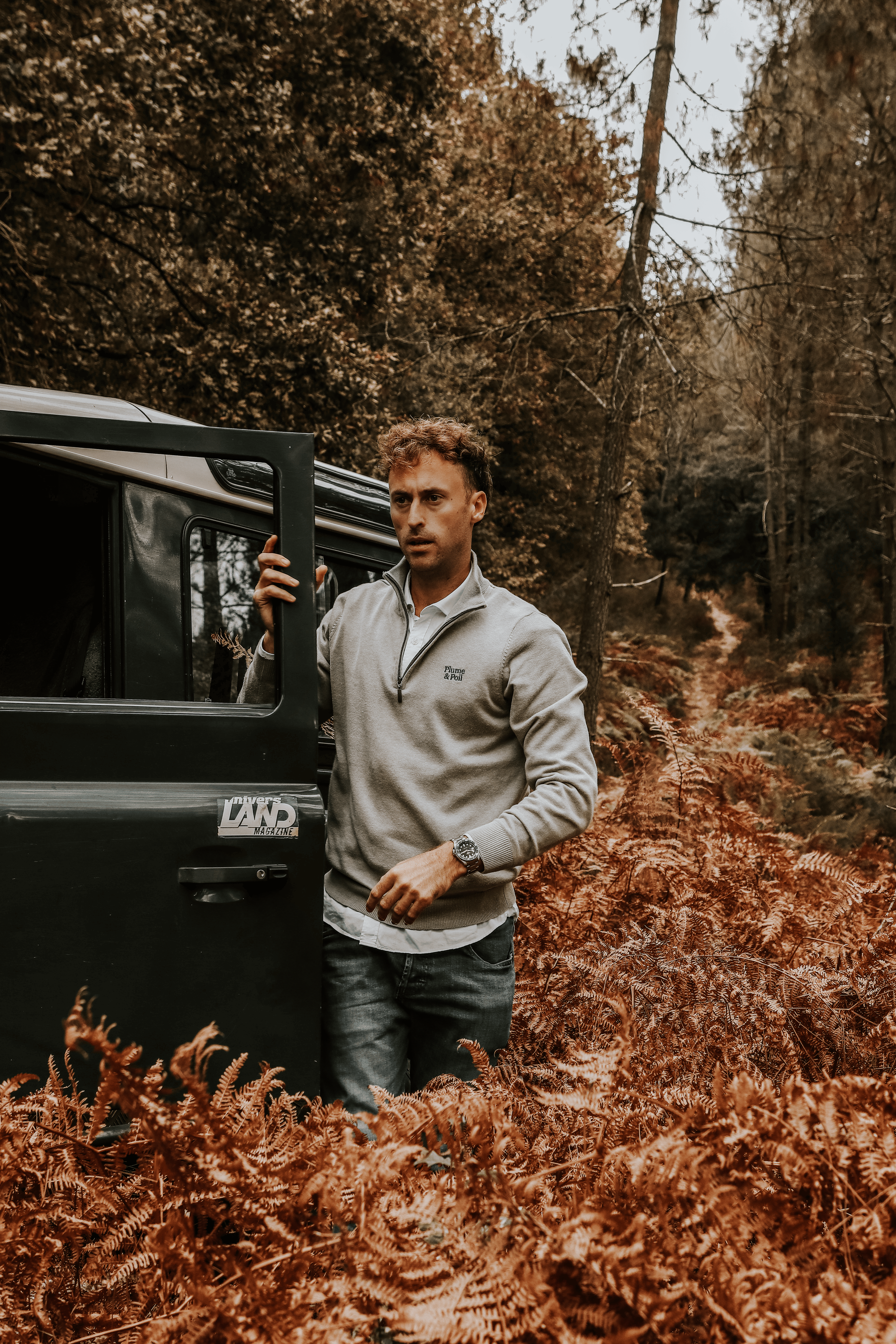Pull Camionneur - Gris