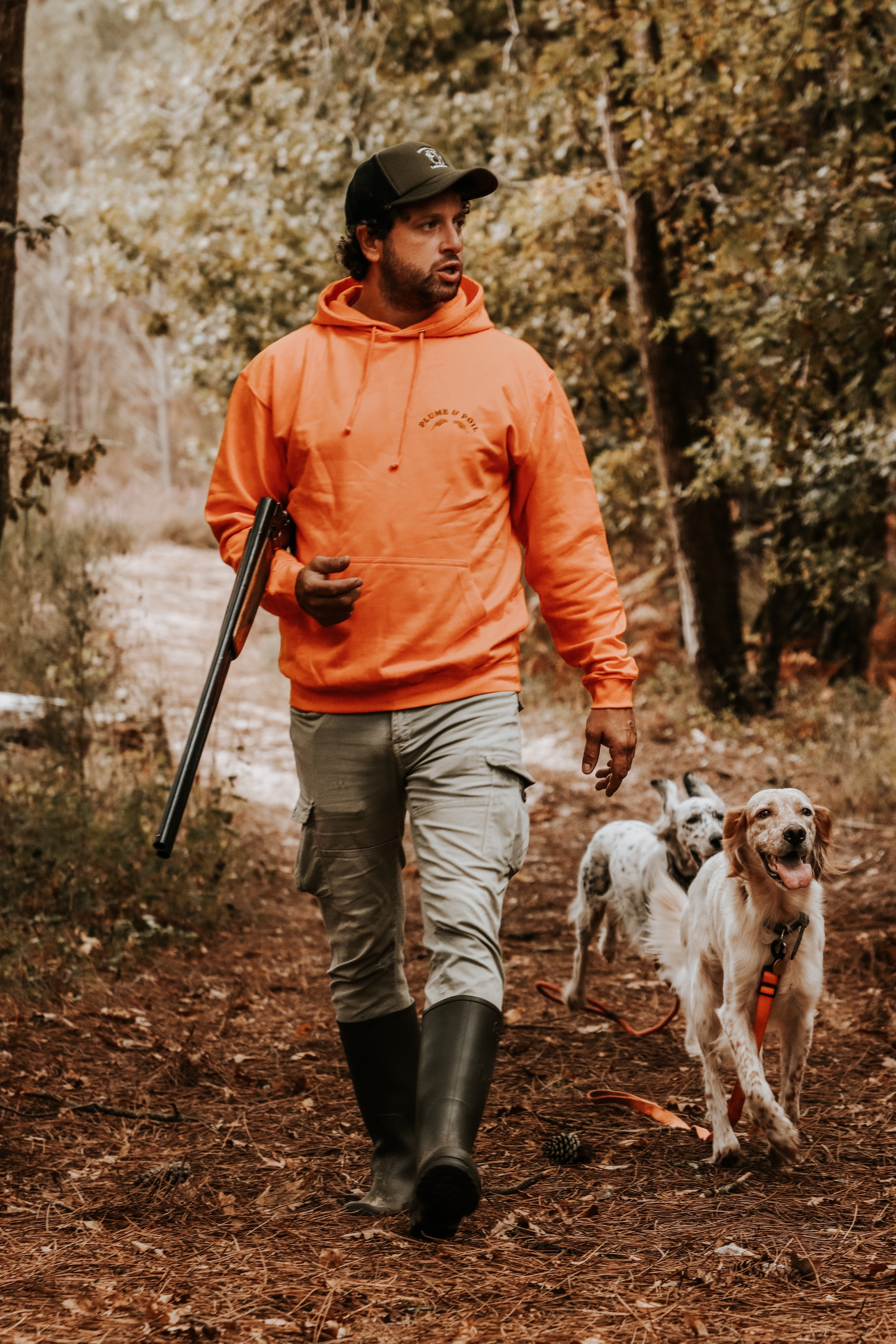 Hoodie Orange - Wildboar Kaki