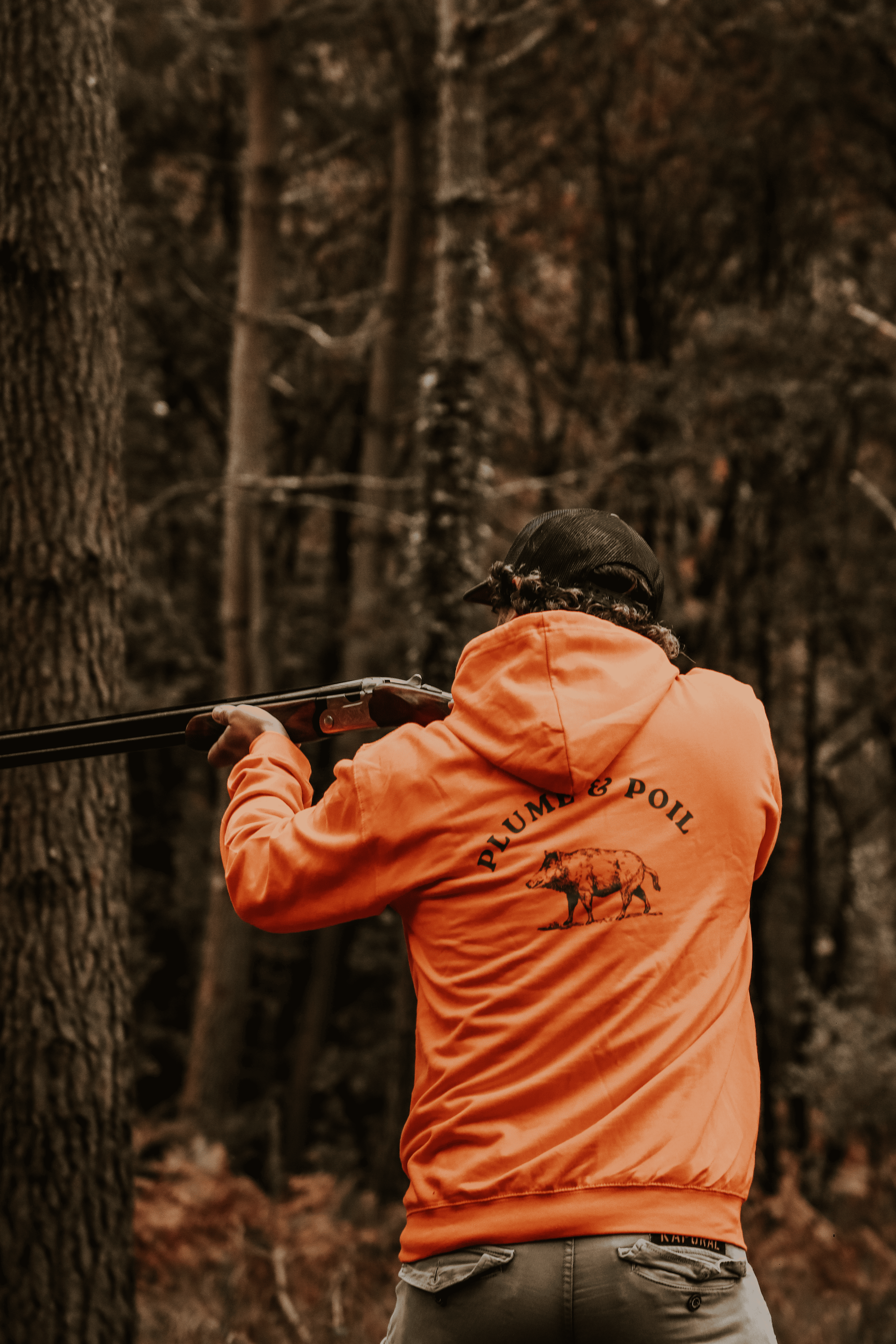 Hoodie Orange - Wildboar Kaki