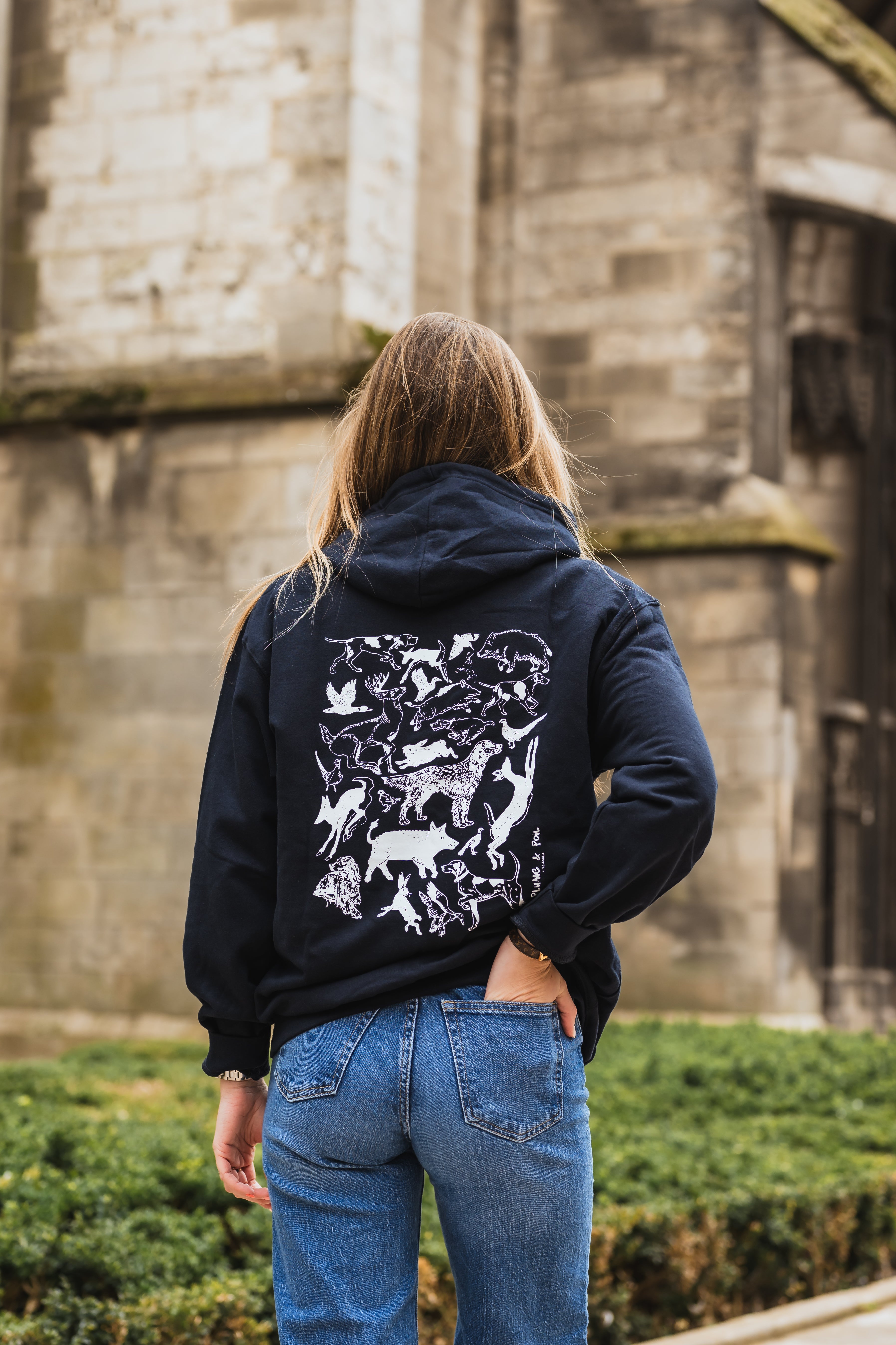 Hoodie - Faune Navy