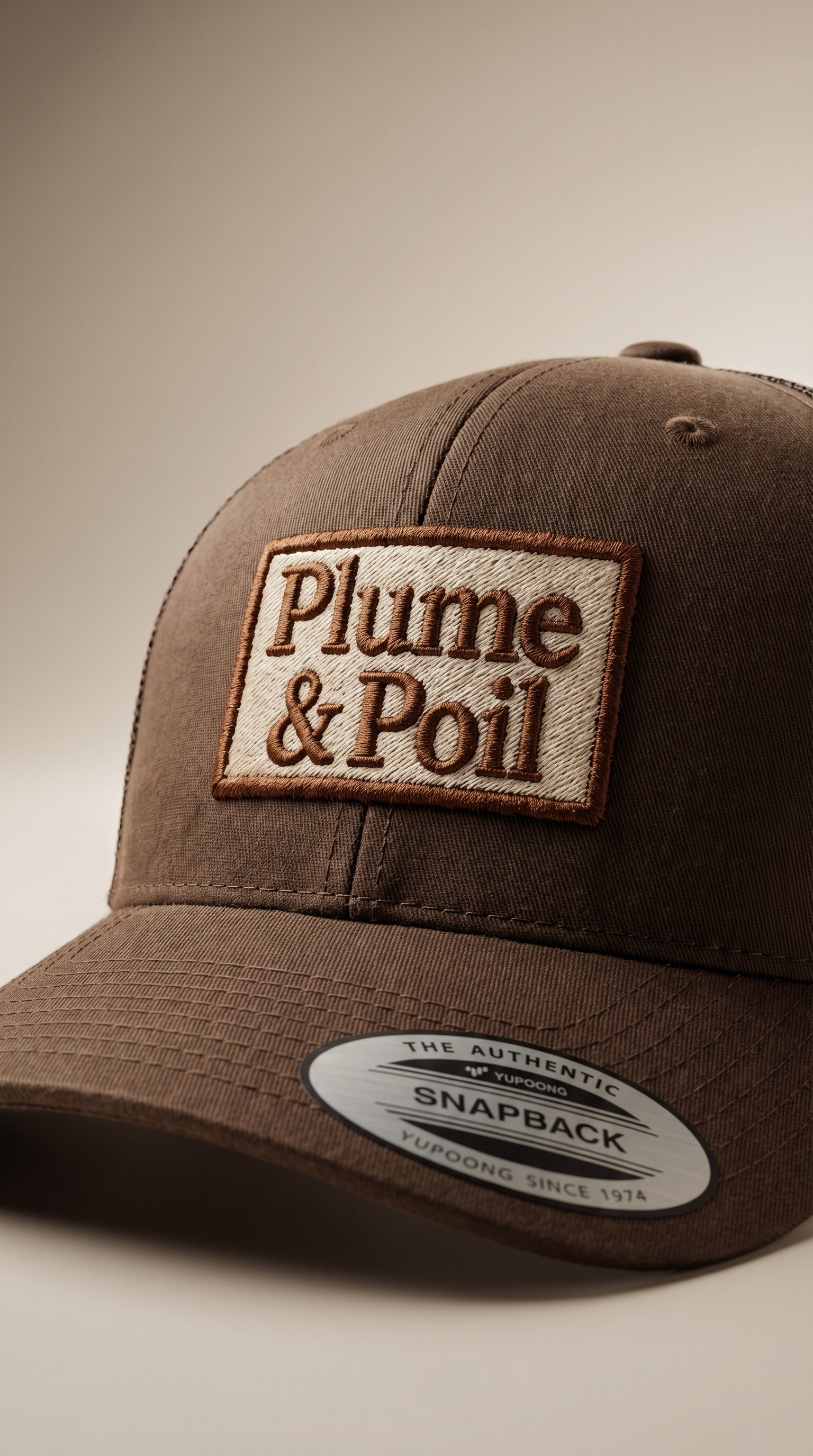 RETRO TRUCKER CAP MARRON