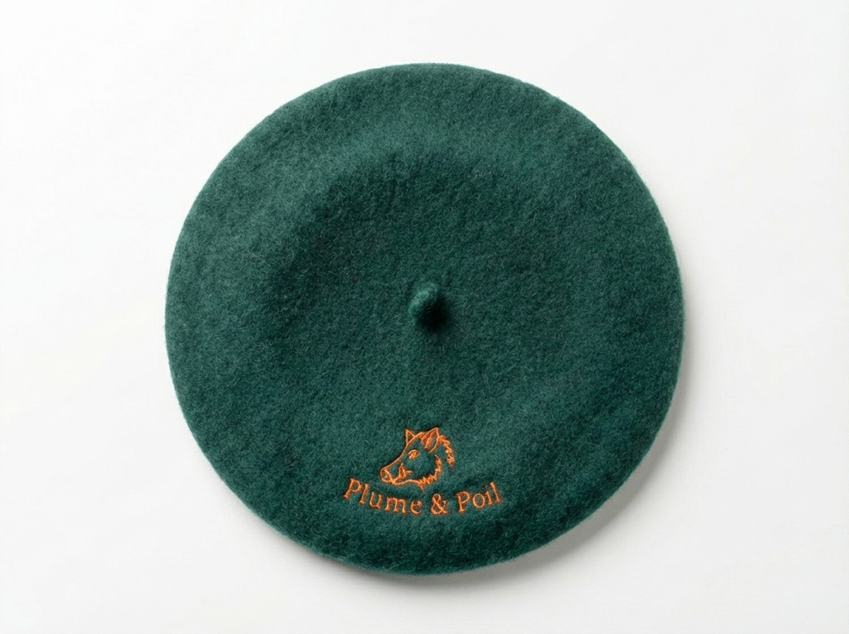 Béret Sanglier Vert/Orange