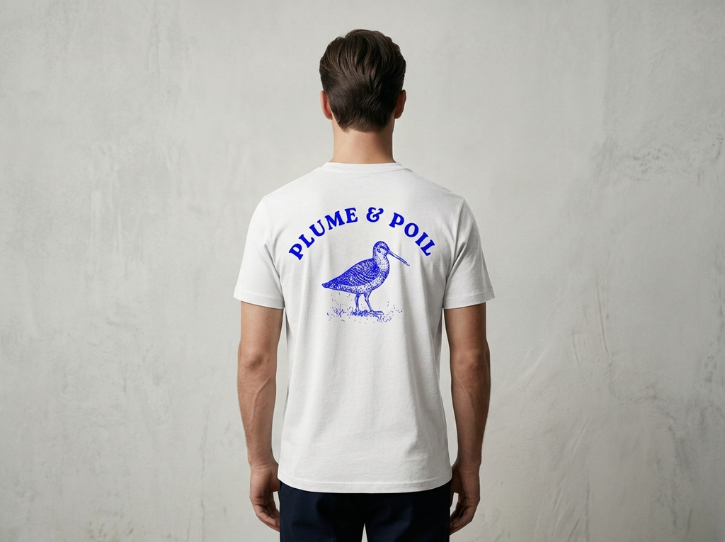 T-Shirt - Bécasse Blanc