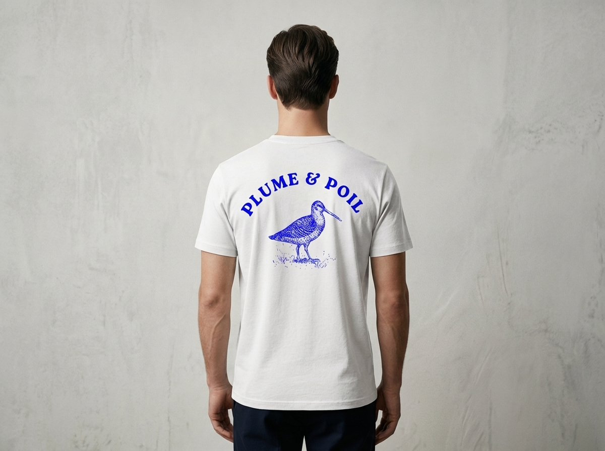 T-Shirt - Bécasse Blanc