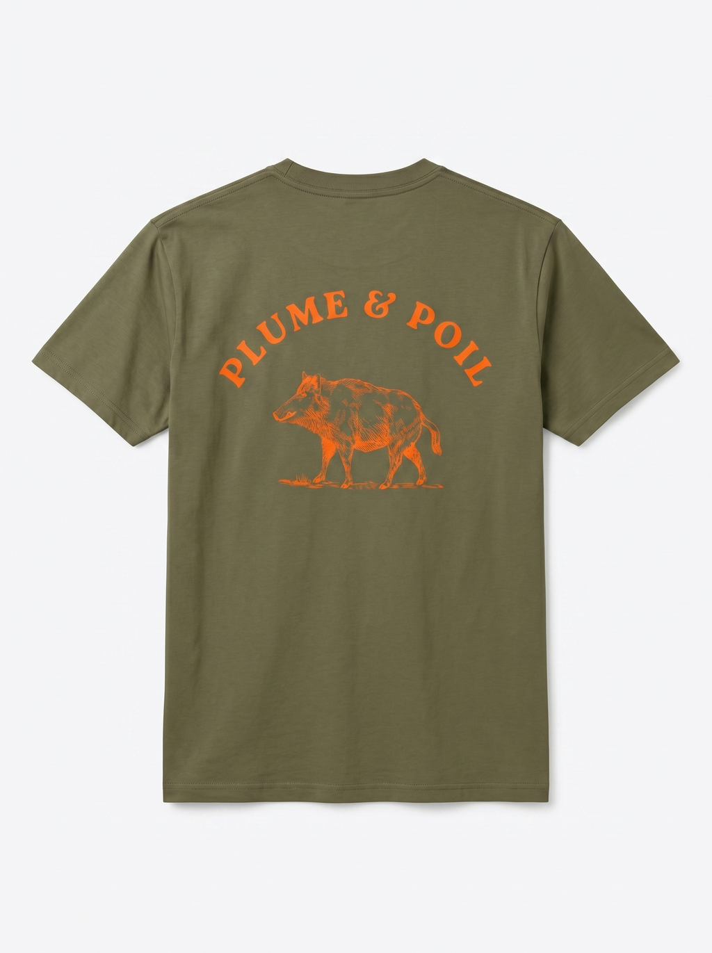 T-Shirt - Sanglier Kaki