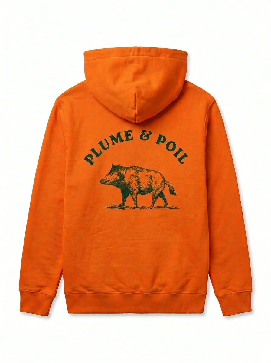 Hoodie Orange - Wildboar Kaki