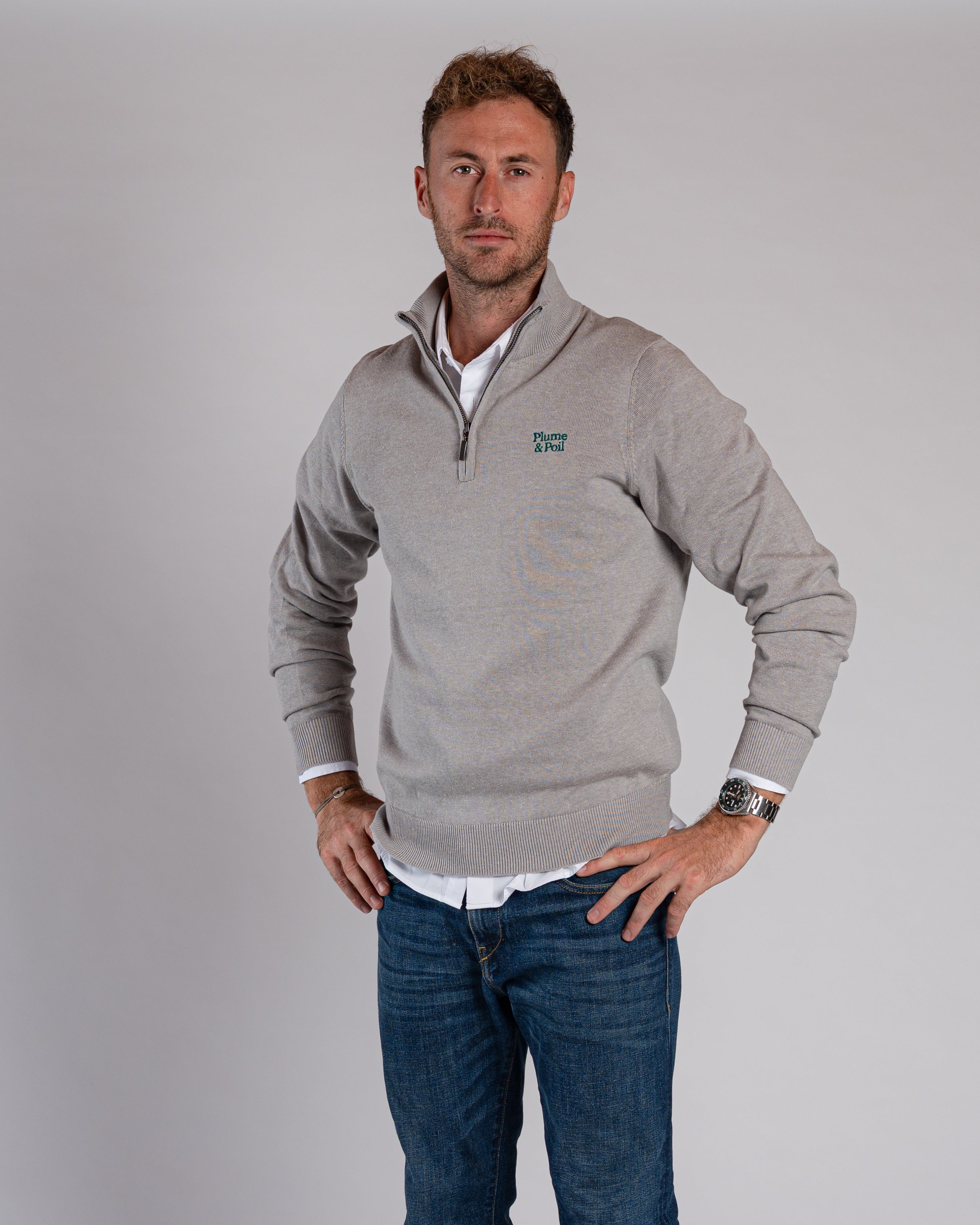 Pull Camionneur - Gris